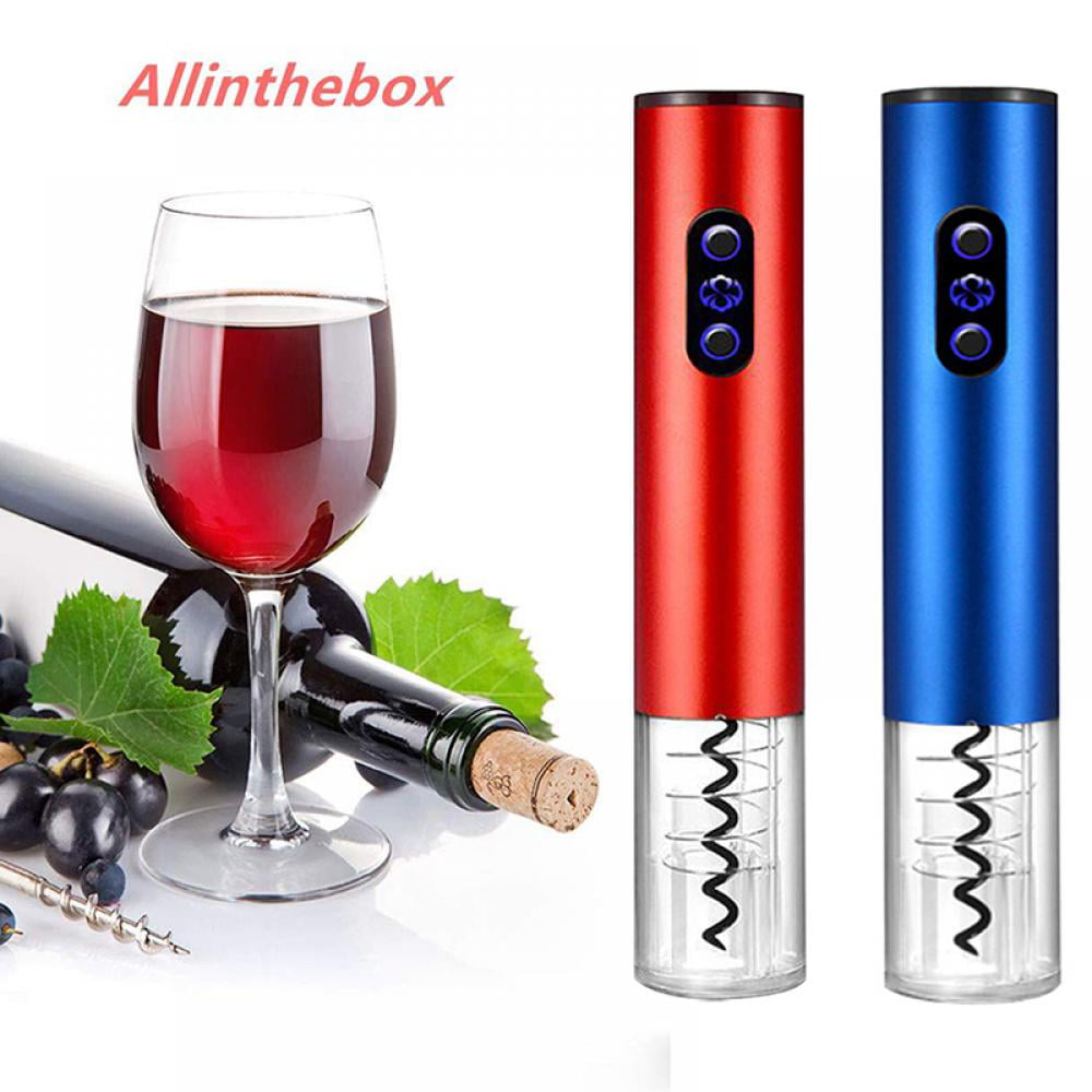 Electric Automatic Wine Bottle Opener Battery Recharging Corkscrew Foil Cutter 