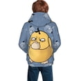 thumbnail image 2 of Psyduck Youth Cartoon Hoodie Fashion Long Sleeve Kids Pullover Coat Casual Hoody Hooded Sweatshirts for Boys Girls, 2 of 8