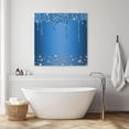thumbnail image 6 of Wall Art Prints, Modern Blue Framed Canvas Prints for Bedroom Living Room Bathroom Office, Abstract Diamond Luxury Gradient Gallery Wrap Wall Art Poster for Gifts Home Decor 16"x16", 6 of 9