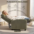 thumbnail image 4 of HOMCOM Fauteuil Inclinable à Poussée pour Cinéma Maison avec Siège Rembourré, 4 of 10
