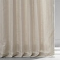 thumbnail image 2 of Exclusive Fabrics  French Linen Room Darkening Curtains Panel - Elegant luxurious Drapes (1 Panel) Walnut Beige 50 X 120 120 Inches, 2 of 5