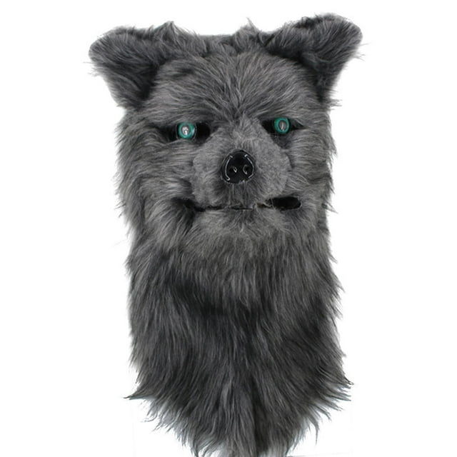 Máscara de Halloween Strade Fareast Limited Cabeza de animal Gris
