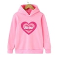 thumbnail image 4 of Sudadera con capucha de forro polar con estampado de dibujos animados de Barbie para niña, sudadera Kawaii de manga larga, ropa para bebé, primavera y otoño, 4 of 5