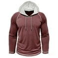 thumbnail image 3 of Chiccall Hoodies for Men Slim Fit Workout Sweatshirts Stretch Comfy Outdoor Running Athletic Casual Drawstring Hooded Shirts, 3 of 6