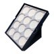 thumbnail image 1 of Caja de Almacenamiento de Gafas de Sol, Organizador de Lentes, Caja de Exhibición de Cuero PU, Soporte Multiusos de Gafas, 1 of 9