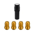 thumbnail image 1 of 1 Juego M12x1.5 Coche Rueda Bloqueo Orejeta Tuercas Dorado Tono, 1 of 1