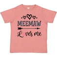 thumbnail image 3 of Inktastic My Meemaw Loves Me Girls Girls Toddler T-Shirt, 3 of 5