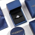 thumbnail image 5 of Gem Stone King 925 Sterling Silver CZ Simulated Diamond Solitaire Engagement Ring for Women (4.02 Cttw, Emerald Cut 9X7MM, Available in Size 5,6,7,8,9), 5 of 5