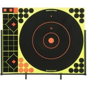 Birchwood Casey Portable Shooting Range & Target Kit - Lightweight Easy to Set Up Heavy-Duty Steel Frame, 18 x 18 Backboard & 18 Shoot-N-C Reactive Targets with 58 Repair Pasters