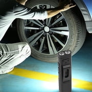 LITOM Rechargeable EDC Flashlight with Buzzer, Portable Flat Pocket Flashlight, Small Magnetic Flashlight, 7-Mode Side-Light Clip-on Handheld Flashlight, Suitable for Outdoors, Home, and Work