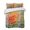 Forest Green Orange Light Yellow, variant on Quilts Twin XL Size, Modern Oil Painting Soft Comforter Bedding Set for Bed, Summer Tree Leaves Yellow Green Lightweight Quilted Bedspread with Pillow Cover(2 Pieces) for All Season, 68x98 Inch