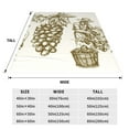 thumbnail image 3 of Pofeuu Workers Cutting Grapes From Vineyard Print Ultra-Soft Micro Fleece Blanket,for Bed Or Sofa,All Season Throw Blankets Flannel Blanket-80"x60", 3 of 7