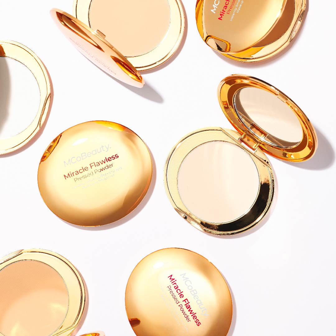 Mco Beauty Miracle Flawless Pressed Powder - 2 Natural Medium