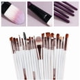 thumbnail image 3 of 20 Pcs Makeup Brushes Proffesional Cosmetics for Face Makeup Brush Set Powder Concealer Eyeshadow Eyebrow Lip Brush Beauty Tools, Black, 3 of 8