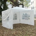 thumbnail image 6 of Canopy Tents for Outside, Pack-WQ919 Outdoor Pop up Canopy Wedding Party tent with Side Walls, White Practical Waterproof Folding Tent for Shows Etc, 6 of 7