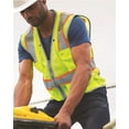 thumbnail image 4 of Kishigo - Premium Brilliant Series Heavy-Duty Class 2 Vest - 1510-1511 - Lime, 4 of 5