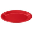 thumbnail image 3 of Carlisle Sierrus 7 1/4" Red Narrow Rim Melamine Salad Plate - 48/Case, 3 of 5