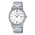 thumbnail image 1 of Reloj Casio Mtpv002 7b3 Hombre Acero Negro Fechador Correa Plateado Bisel Plateado Fondo Blanco MTP-V002D-7B3, 1 of 1