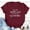 Wine, variant on Women Oversized T Shirt Short Sleeve Letter Print Tee Summer Crew Neck Casual Loose Fit Tops 2026