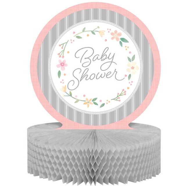 Creative Converting 340070 Pièce Maîtresse de Douche de Bébé Floral de Pays
