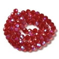 thumbnail image 2 of Electroplate Transparent Glass Beads Strands Faceted Round Rainbow Plated Red 10mm Hole: 1.2mm about 65~69pcs/strand 23.03~24.49 inch(58.5~62.2cm), 2 of 4