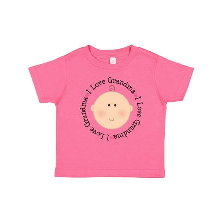 

Inktastic I Love Grandma Baby Shower Gift Baby Boy or Baby Girl T-Shirt