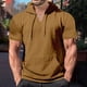 thumbnail image 2 of Playeras Cuello V Para Hombre, Moda Informal, Suave Y Cómoda, Cuello Redondo Puro, Lavado, Desgastado, Manga Corta, Teñido Anudado Degradado, 2 of 9