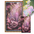 thumbnail image 1 of Kit Punto Cruz Con Dragón Impreso Hilo Algodón Ecológico Bordado 11CT 40x70cm, 1 of 9