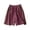 Purple, variant on Linen Color Blocking Shorts for Women Summer Elastic High Waisted Lightweight Wide Leg Casual Linen Bermuda Shorts Black XXL