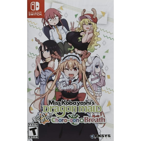 Miss Kobayashis Dragon Maid Burst Forth!! Choro-Gon Breath (Nintendo Switch)