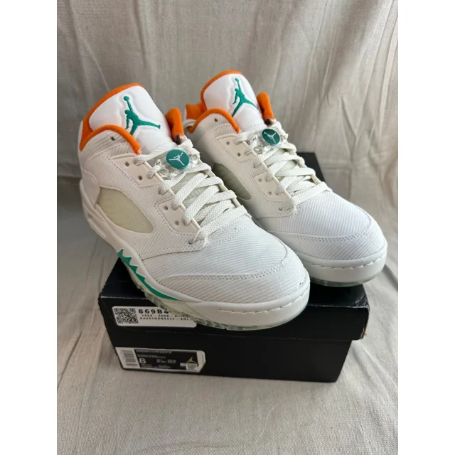 Ni - ke Men’s Size 8 Ni - ke Air Jordan 5 V Low Golf NRG Lucky & Good Masters CW4204 100
