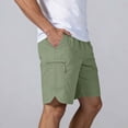 thumbnail image 5 of EOYWHK Mens Basketball Shorts Quick Dry with Pockets Elastic Waist Mens Active Shorts Soft Lightweight Breathable for Workout Training Green, Size XXL, 5 of 8