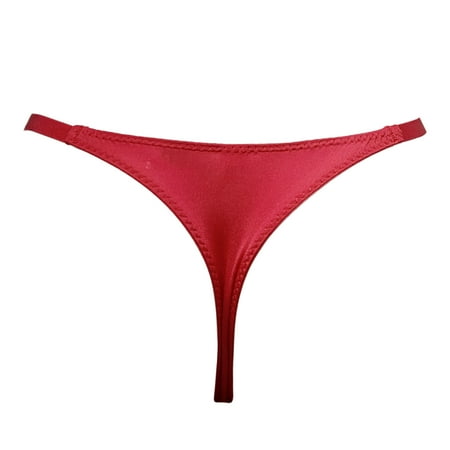 

nsendm Women Panties Thong A Set Colors Optiont Lingerie Chain Thong Panties Women s Underwear Cotton Underpants Red Medium