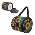 thumbnail image 2 of SEANATIVE Sunflower Round Tissue Organizer Bag for Camping Outdoor Leopard Print Paper Towels Rolls Organizer with Adjustable Strap Lightweight Car Paper Organizer Dispenser, 2 of 7
