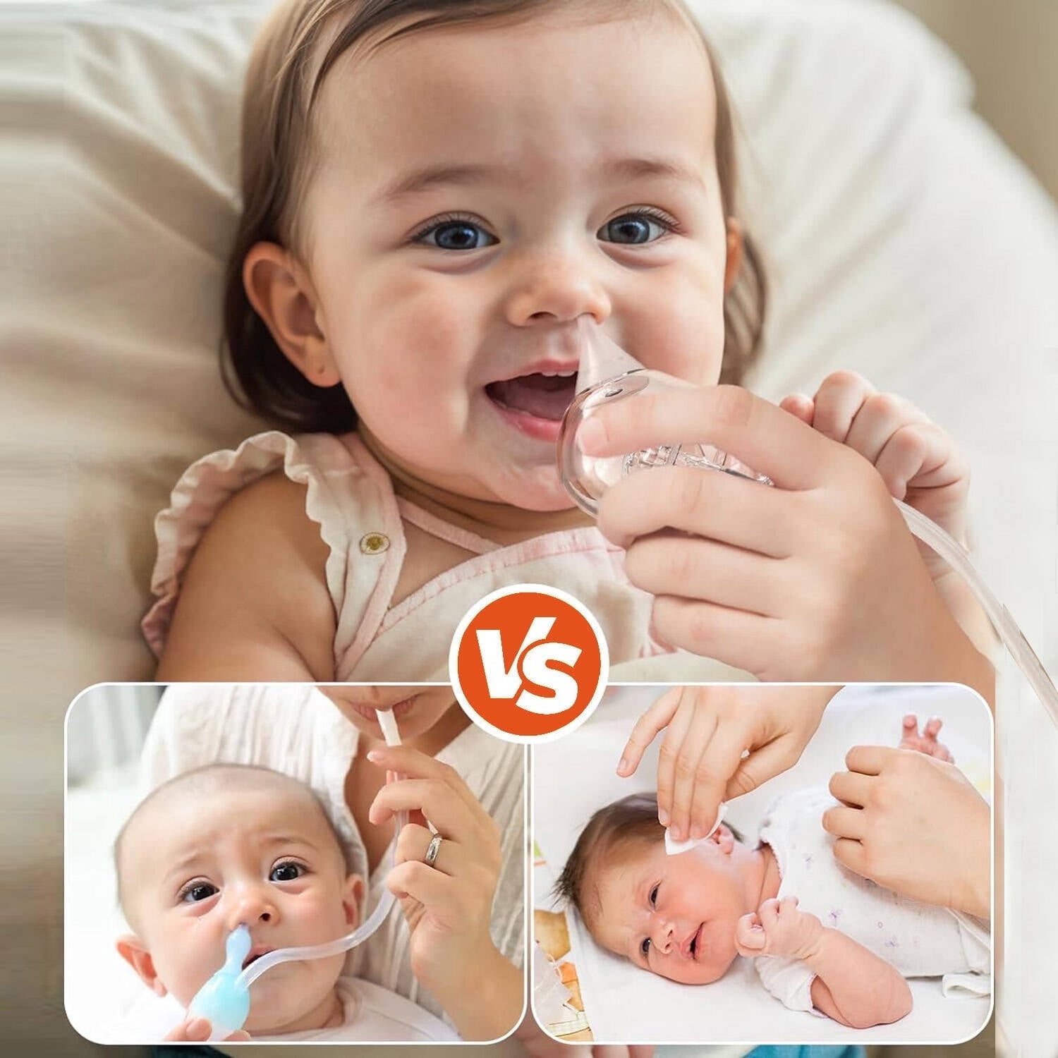 Morfone Nasal Aspirator for Baby, Hospital Grade Electric Nose Sucker with 9 Levels Suction, Automatic Nose Cleaner with 2 Silicone Tips, Night Light and Nursery Rhyme