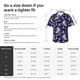 thumbnail image 5 of Balery Abstract Skiing Camisas hawaianas de manga corta para hombre, camisas playeras de corte holgado, camisas de vacaciones con botones,Large, 5 of 7