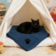 thumbnail image 5 of Toalla de baño superabsorbente para mascotas, de microfibra polar coral, para perros y gatos, suave, de secado rápido, para el cuidado de mascotas, grande, absorbente., 5 of 6