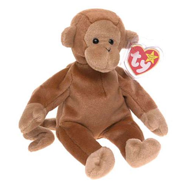 Beanie Babies Bongo the Monkey Beanie Baby Plush - Walmart.com