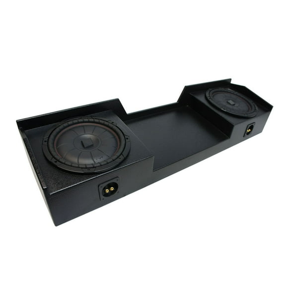 04-15 Fits Nissan Titan King Crew Kicker CompVT CVT12 Dual 12" Rhino Sub Box