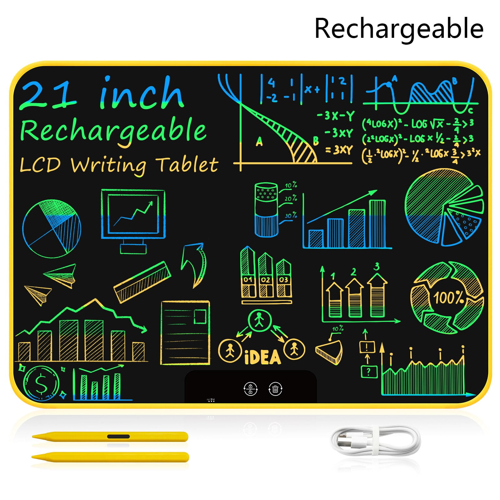 Rechargeable Drawing Board LCD Handwriting Electronic Home Graphic