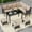 Beige, variant on wallowsun 7-Piece Grey Wicker Patio Dining Set with Glass Table, High-Back Chairs, and Ottomans for Patio Backyard Lawn Balcony,Grey