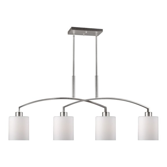 Forte Lighting - Shanti - 4 Light Island Pendant-18 Inches Tall and 7.75 Inches