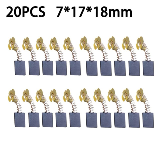 MYG 20 Pcs Brosse en Carbone 71718mm Outils de Moteurs Électriques Remplacement PH65A 44