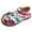 Red, variant on Fisherman Sandals fot Girls Color Block Strappy Closed Toe Casual T-Strap Walking Shoes Wedding Flower Girl Dress Shoes Red 9 Toddler