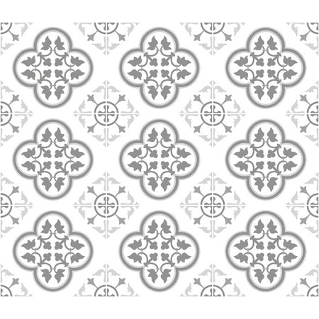Decal Medallion - Brewster Medallion Peel & Stick Backsplash