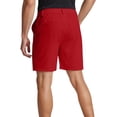 thumbnail image 4 of Men's Lightweight Shorts Golf Shorts with Pockets Stretch Quick Dry for Casual Travel Red 2XL, 4 of 4