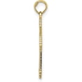 thumbnail image 2 of Avariah 14K Yellow Gold Cut-Out Stripes Cross w/Heart Charm - 19.55mm, 2 of 6