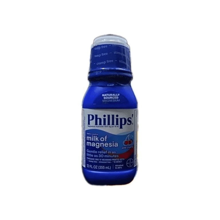 Phillips' Wild Cherry Flavor Magnesium Laxative Milk of Magnesia