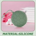 thumbnail image 2 of Period Sanitary Bag Organizer for Travel Green Silicone Leakproof Storage 1Set, 2 of 4