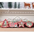 thumbnail image 3 of piezas de adorno navideño hueco de madera, luces LED colgantes, árbol de Navidad, estrella de cinco puntas, coche creativo, corazón de melocotón, Navidad, Año Nuevo y decoraciones navideñas, regalos p, 3 of 5